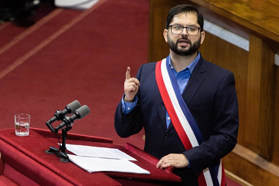 Archivo - El presidente de Chile, Gabriel Boric