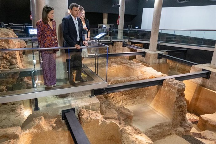 Bruno García en el yacimiento Gadir.