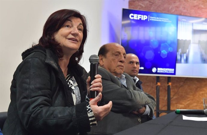 La ministra de Trabajo, Empleo y Seguridad Social de Argentina, Raquel Olmos,