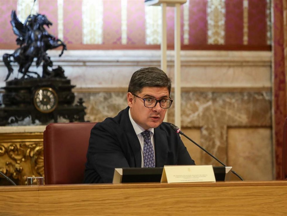 Archivo - El delegado de Economía del Ayuntamiento de Sevilla, Álvaro Pimentel. 