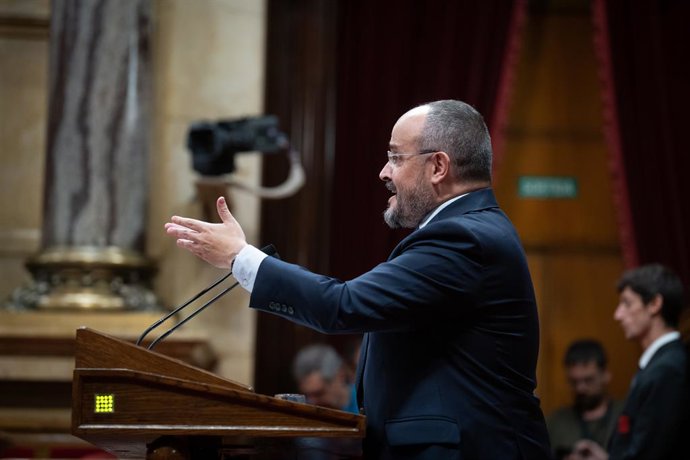 El líder del PP catal, Alejandro Fernández