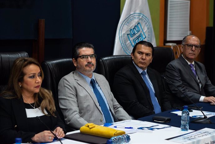 Magistrados del Tribunal Supremo Electoral (TSE) de Guatemala