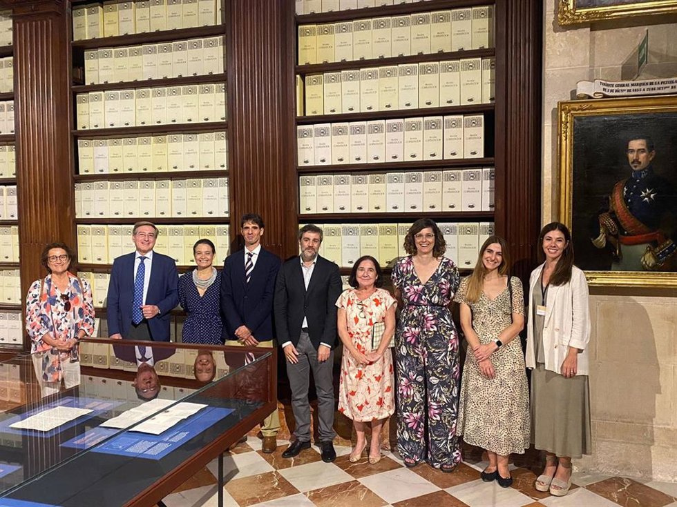 Encuentro de los directores europeos de patrimonio cultural en el Archivo General de Indias.