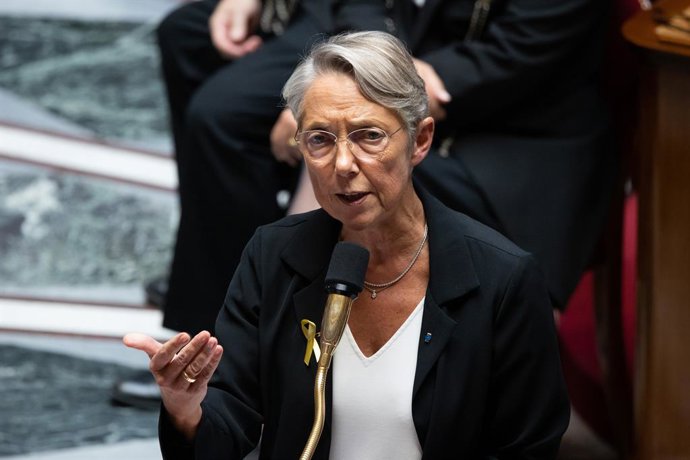 September 26, 2023, Paris, France, France: Session of Questions to the government at the French National Assembly - French Prime Minister Elisabeth Borne