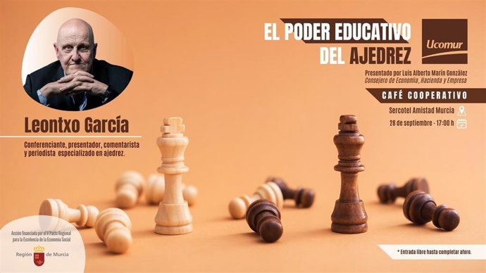 Cartel de la conferencia de Leontxo García