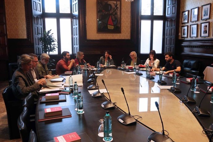 Reunión de la Mesa del Parlament