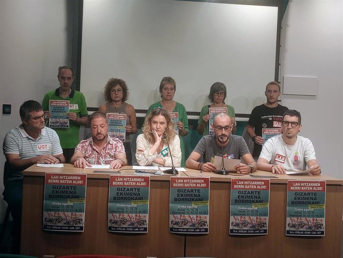 Representantes sindicales en centros de iniciativa social de Euskadi