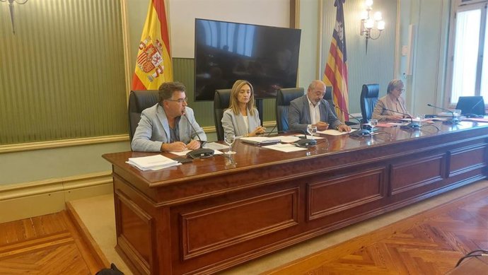 El conseller de Agricultura, Pesca y Medio Natural, Joan Simonet, durante su comparecencia en el Parlament.