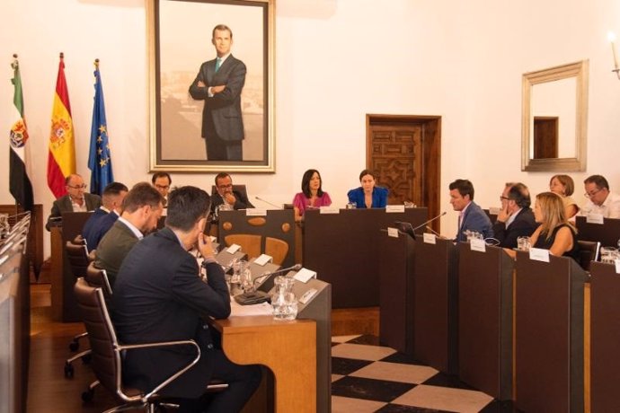 Pleno de la Diputación de Cáceres