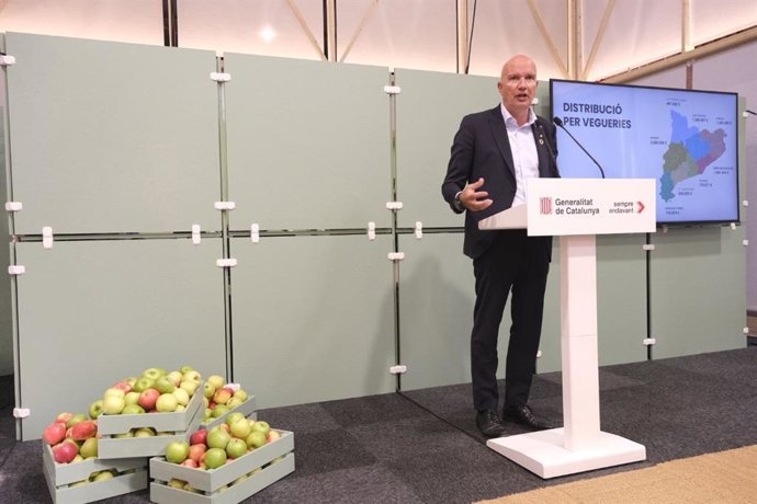 El conseller de Acción Climática, Alimentación y Agenda Rural, David Mascort.