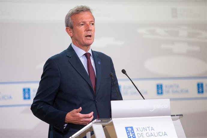 O titular do Executivo galego, Alfonso Rueda, comparecerá para dar conta dos asuntos acordados no cvonsello da xunta              foto xoán crespo