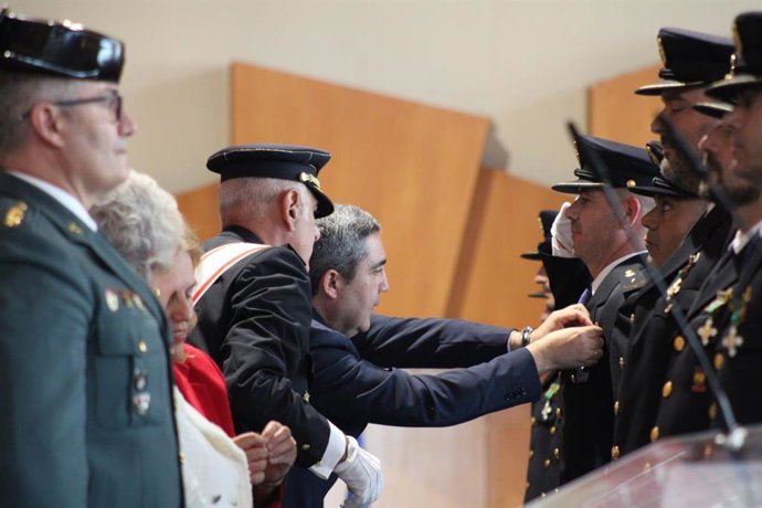 Acto del Día de la Policía Nacional en Málaga.