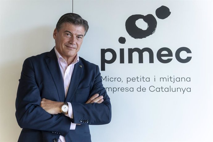 El president de la patronal Pimec, Antoni Cañete