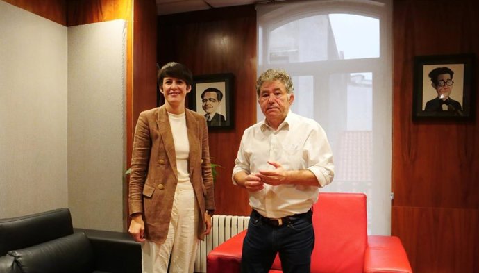 A portavoz nacional do BNG, Ana Pontón, e o alcalde de Pontevedra, Miguel Anxo Fernández Lores.