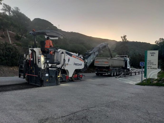 La Junta refuerza el firme en un tramo de la carretera A-2236 en Alcalá de los Gazules por más de 46.000 euros