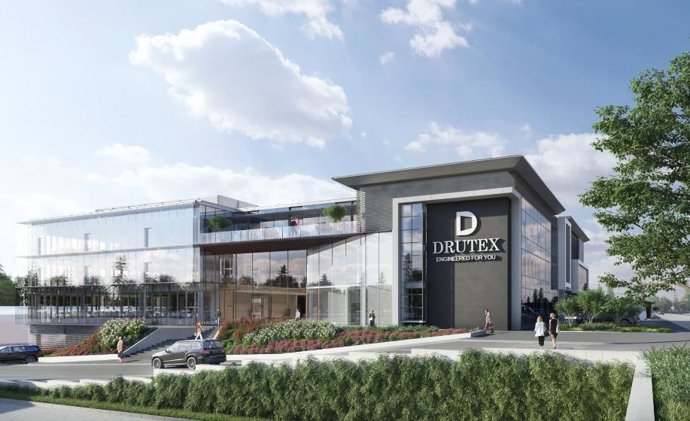 Sede de la empresa Drutex en Bytów, Polonia