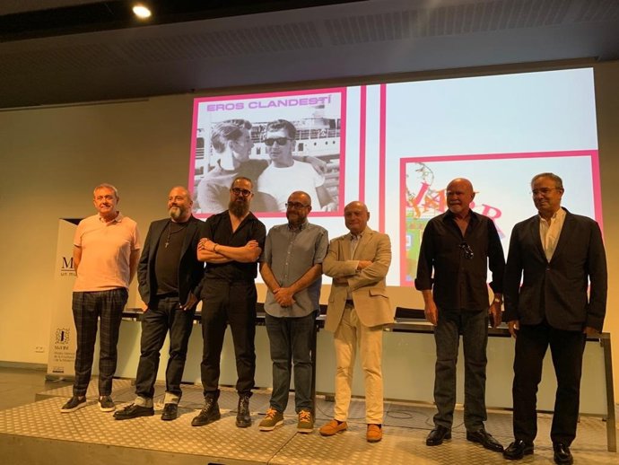 Presentació de l'exposició 'Eros Clandestí' i la installació 'JARR estripa #soloelartemesalva', al Museu Valenci de la Illustració i la Modernitat (MuVIM)