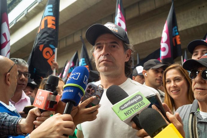 Archivo - El excandidato presidencial de Colombia y actual aspirante a la Alcaldía de Medellín, Federico 'Fico' Gutiérrez