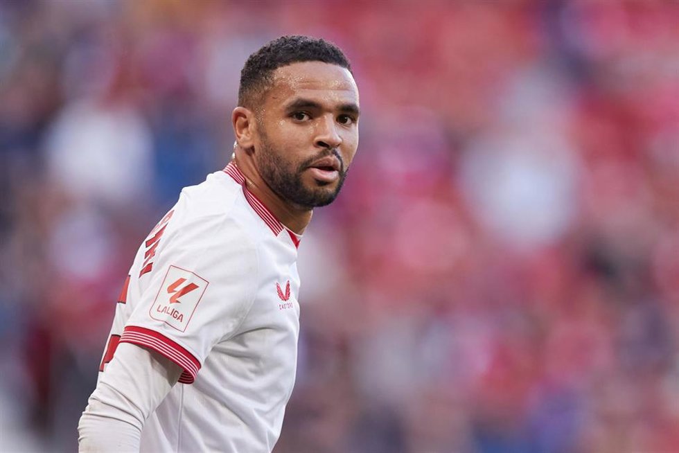 El delantero marroquí Youssef En-Nesyri durante un partido del Sevilla
