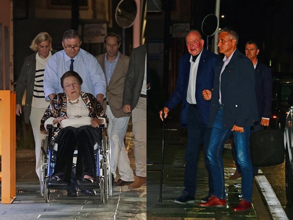 EL REY JUAN CARLOS REÚNE A SU HERMANA, LA INFANTA DOÑA MARGARITA DE BORBÓN, Y SUS SOBRINOS EN UN RESTAURANTE EN EL GROVE