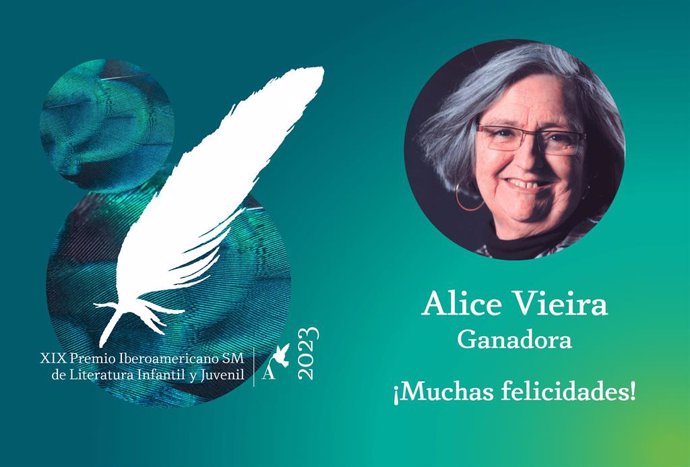 La escritora portuguesa Alice de Jesús Vieira, Premio Iberoamericano SM de Literatura Infantil y Juvenil en su decimonovena edición.