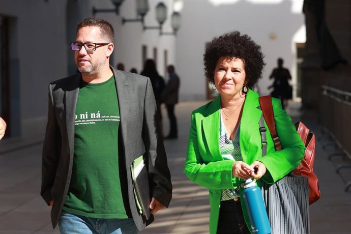 El portavoz del Grupo Mixto-Adelante Andalucía, José Ignacio García, a su llegada a la sesión de control al Gobierno a 28 de septiembre de 2023, en Sevilla (Andalucía, España). (Foto de archivo).