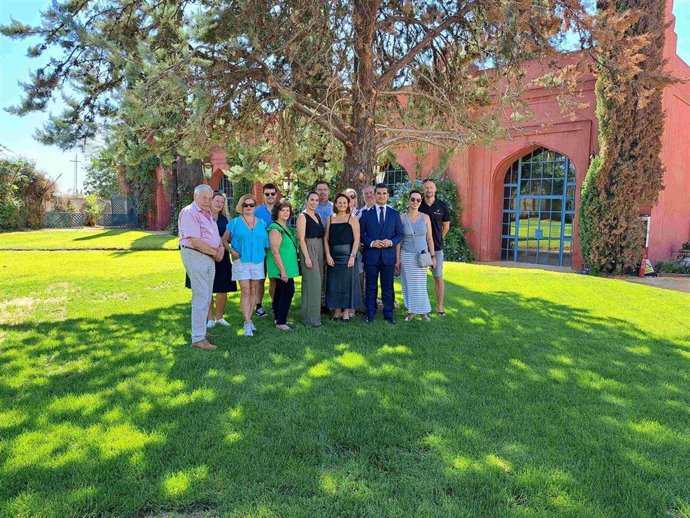 Evento turístico organizado en Hacienda del Loreto, en Espartinas (Sevilla).