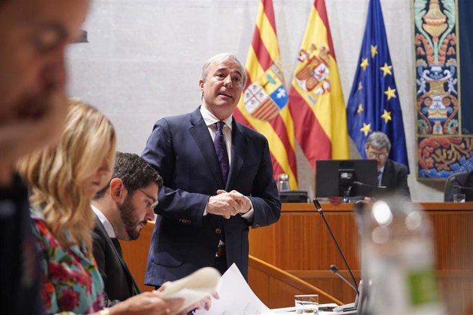 El presidente del Gobierno de Aragón, Jorge Azcón.