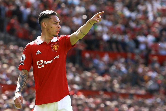 Archivo - El jugador del Manchester United Antony, en la temporada 2022-2023. 