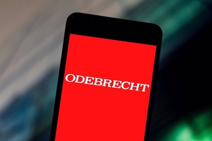Archivo - Imagen de archivo del logo de Odebrecht. 
