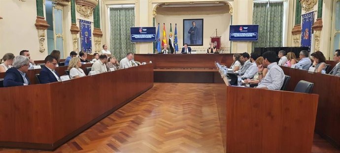 PLeno en la Diputación de Badajoz