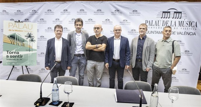 Presentación de las actuaciones previas y el concierto de reapertura del Palau de la Música de Valncia