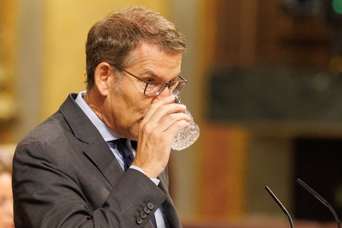 El líder del PP i candidat a la Presidncia del Govern, Alberto Núñez Feijóo