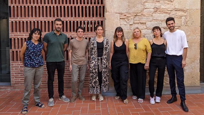 Míriam Romeu, Joan Magrané, Raül Garrigasait, Sira Abenoza, Mnica Bofill, Merc Arnega, Paula Blanco y Roger Vila en la presentación del festival Clssics