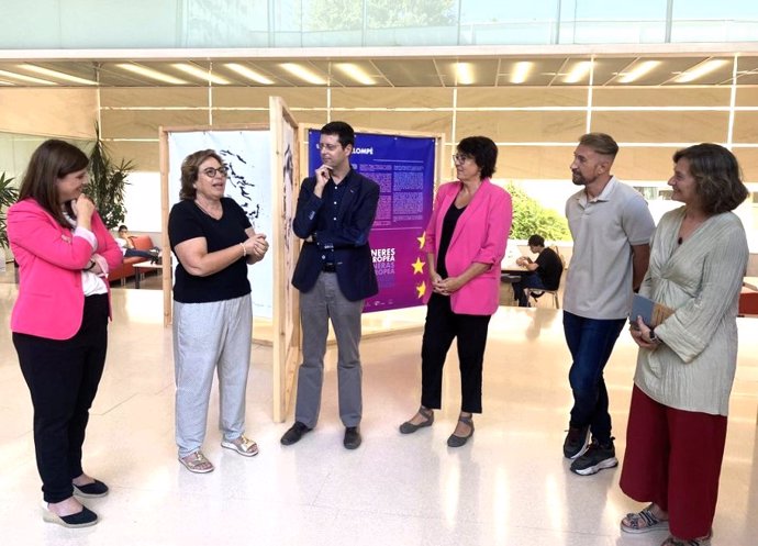 Un moment de la inauguració