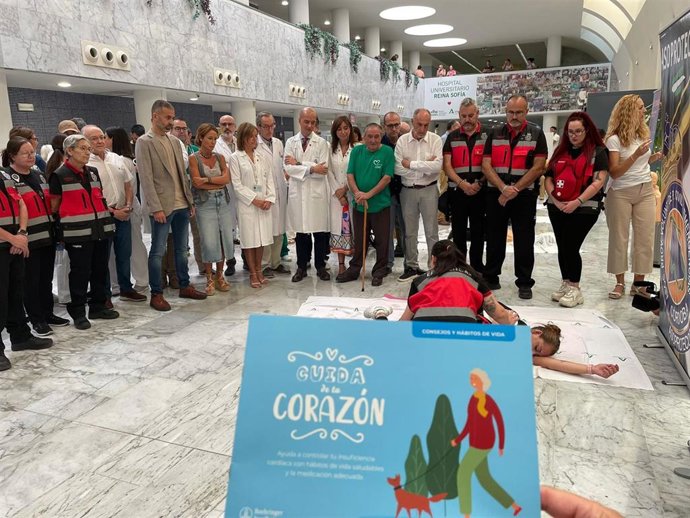 Celebración del Día Mundial del Corazón en el Hospital Reina Sofía.