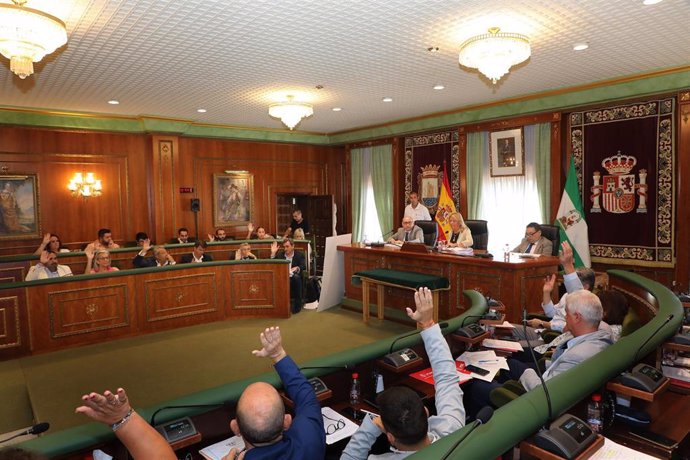 Sesión Plenaria en el Ayuntamiento de Marbella.