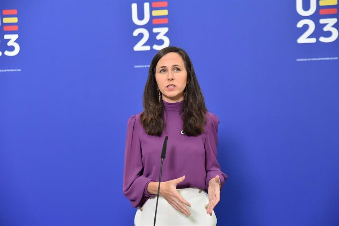 La ministra de Derechos Sociales y Agenda 2030 en funciones, Ione Belarra.