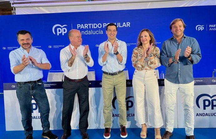 Juanma Moreno, presidente del PP-A, en las Jornadas Parlamentarias de la formación