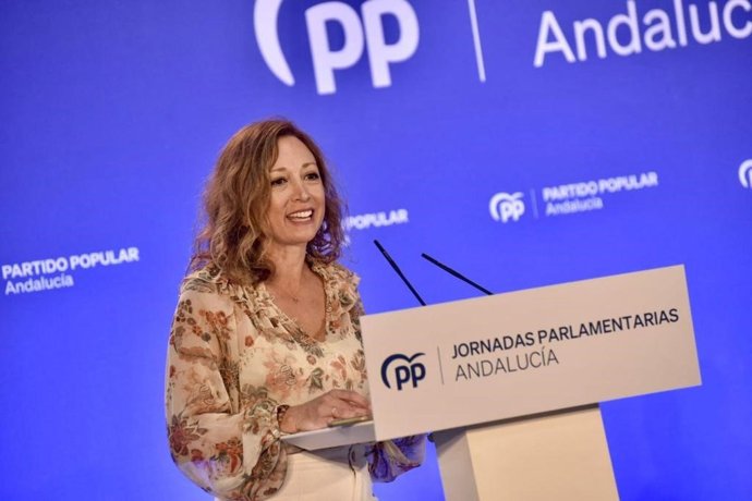 Patricia Navarro, presidenta del PP de Málaga, en las Jornadas Parlamentarias del PP-A
