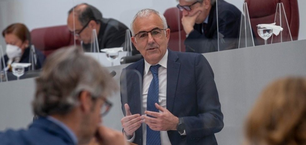 El diputado regional y presidente del PSOE de la Región de Murcia, Alfonso Martínez Baños