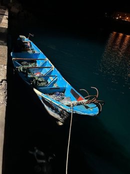 Cayuco llegado a la isla de El Hierro con 63 migrantes