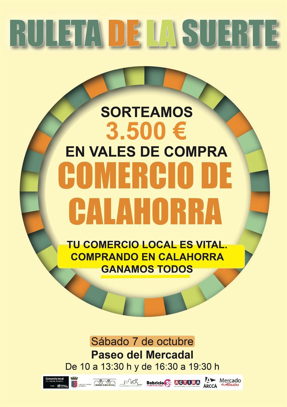 La concejalía de Comercio lanza la campaña de dinamización comercial 'La ruleta de la suerte'