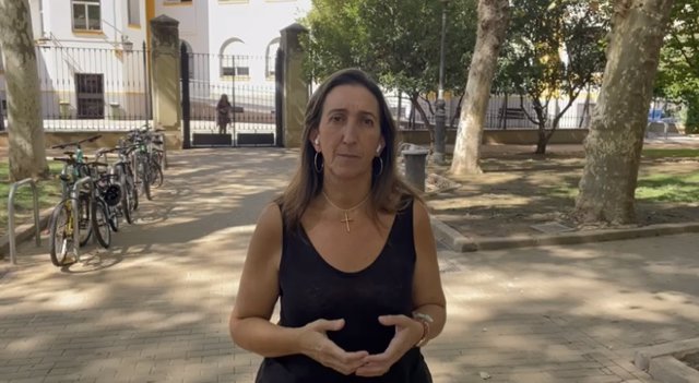 La portavoz de VOX en el Ayuntamiento de Córdoba, Paula Badanelli, en imagen de archivo.