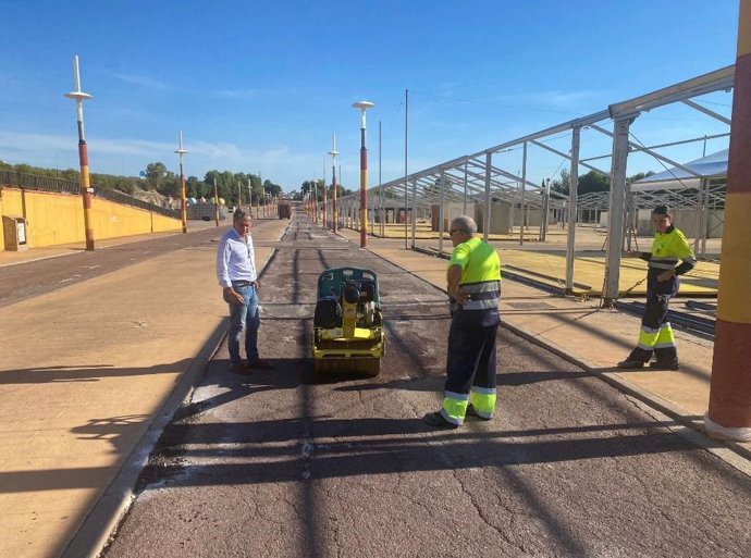 Mejoras recinto ferial San Lucas (Jaén).