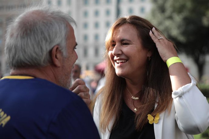 La presidenta de Junts, Laura Borrs