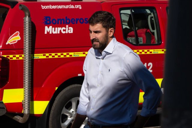 El vicepresidente de la Región de Murcia y consejero de Emergencias, José Ángel Antelo