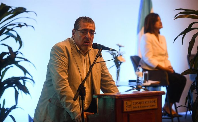 El presidente electo de Guatemala, Bernardo Arévalo
