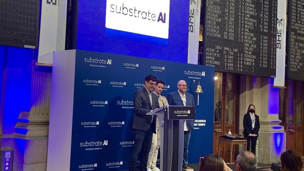 Archivo - Substrate AI, el día en que salió a Bolsa en el BME Growth
