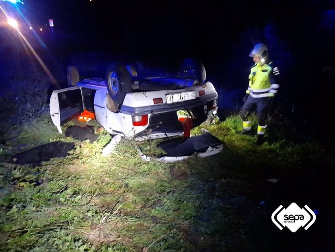 Accidente en Cangas del Narcea